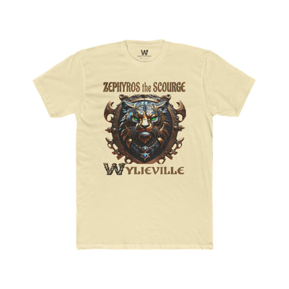 Wylieville After Dark: Zephyros the Scourge Unisex Cotton Crew Tee