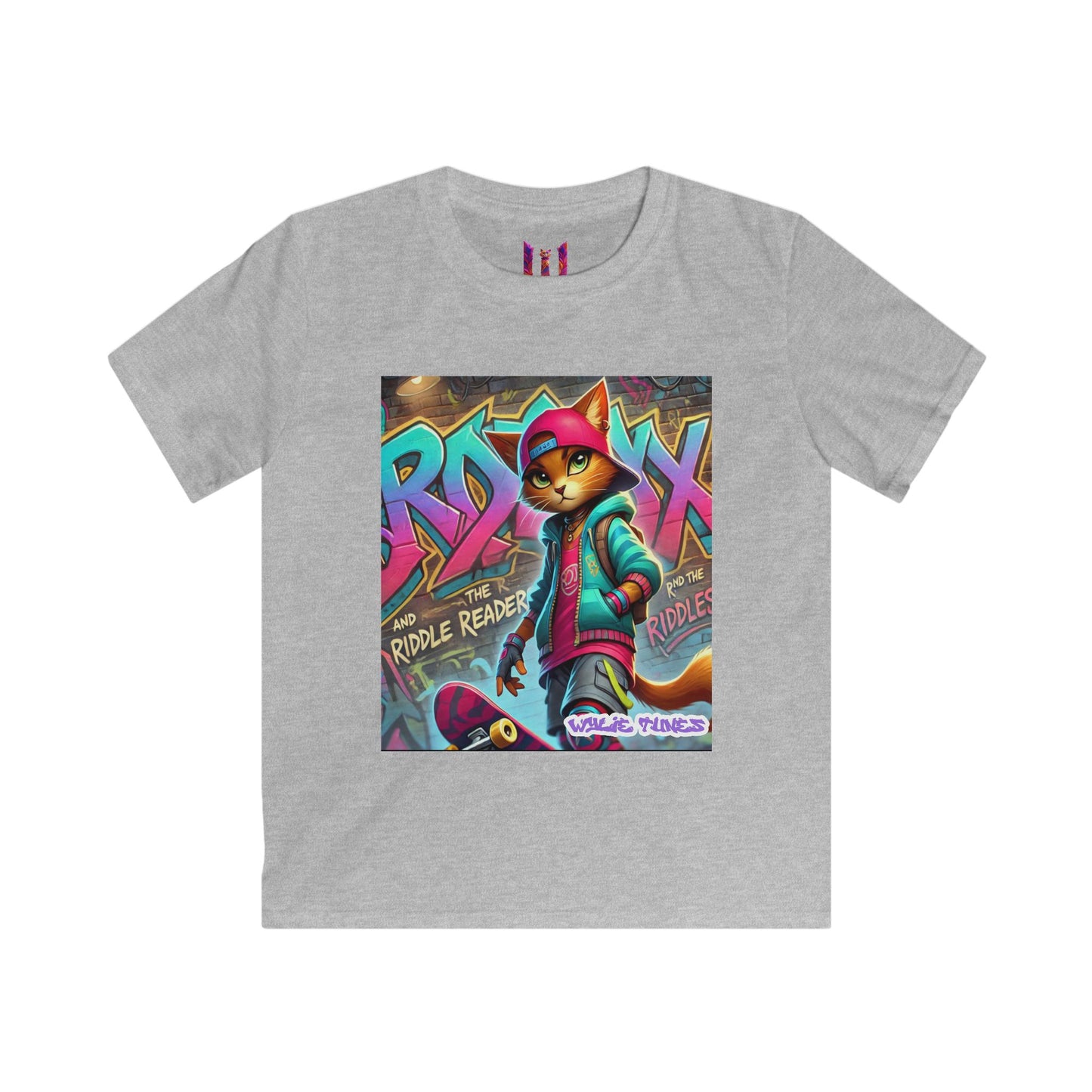 Wylie Tunes: Roxy's Riddles Graffik Youth Softstyle Tee