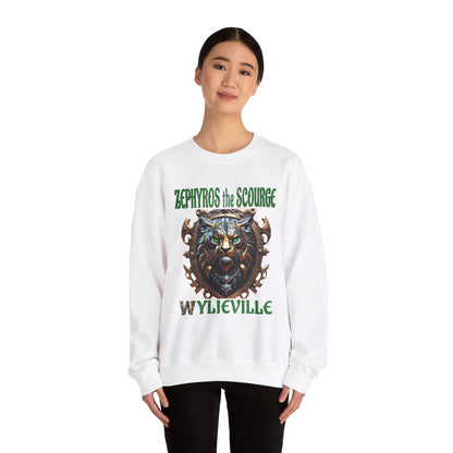 Wylieville After Dark: Sea of Treachery Zyphyros Heavy Blend Crewneck Sweatshirt