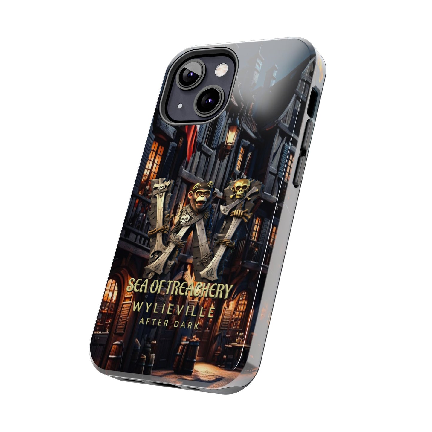 Wylieville After Dark: Sea of Treachery Tough iPhone 13 mini Case