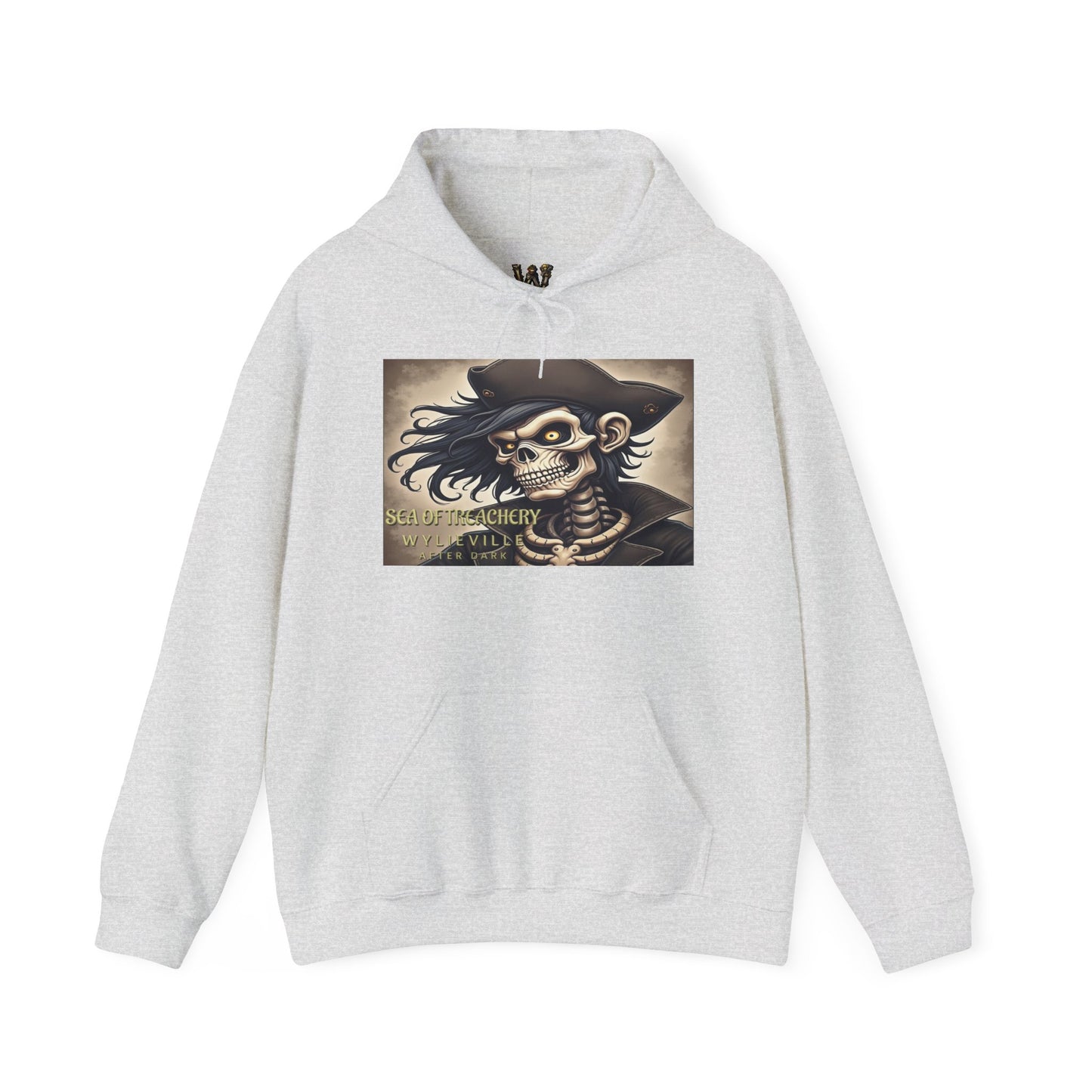 Wylieville After Dark: Sea of Treachery Unisex Illustration II Hooded Sweatshirt