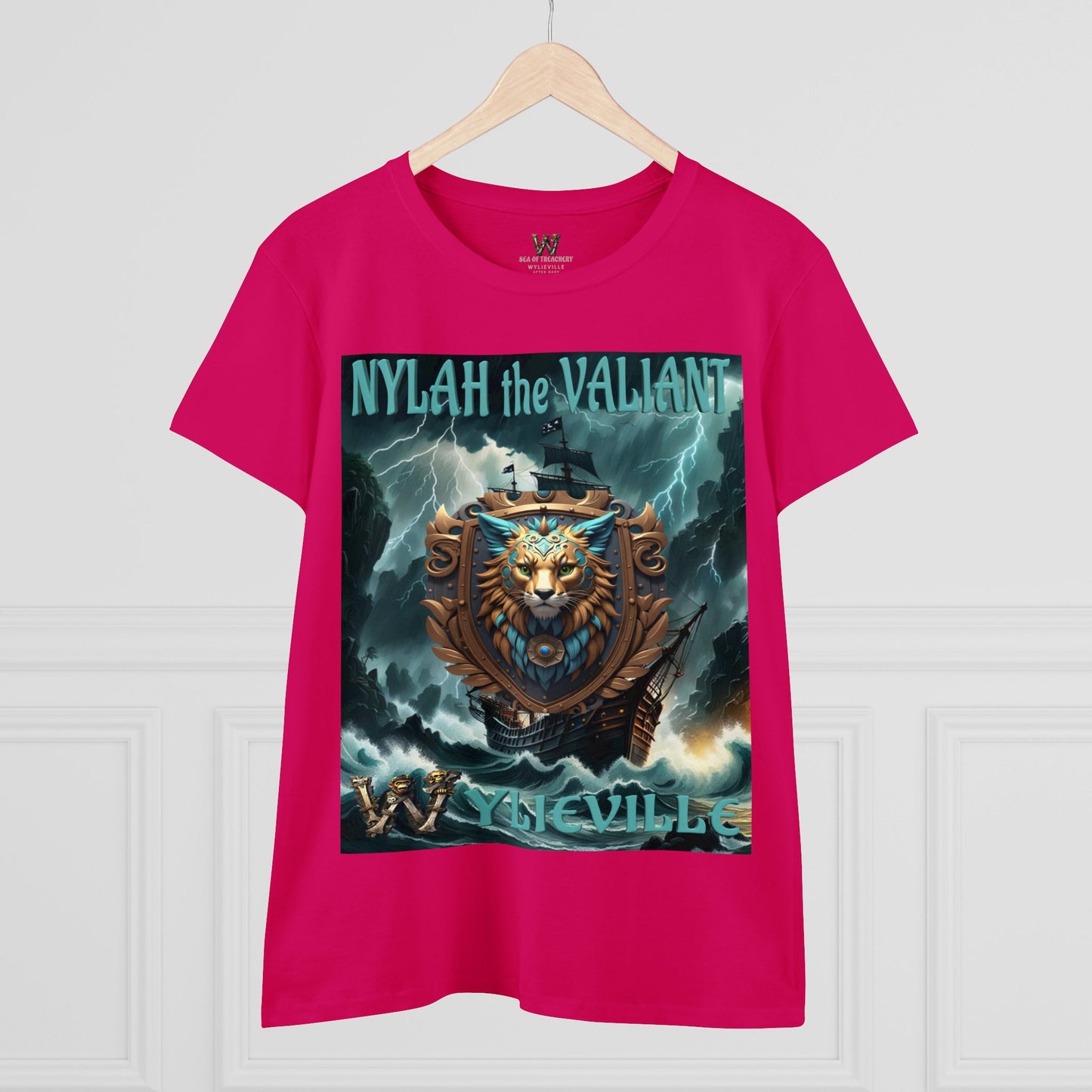 Wylieville After Dark: Nylah the Valiant Cove Midweight Cotton Tee