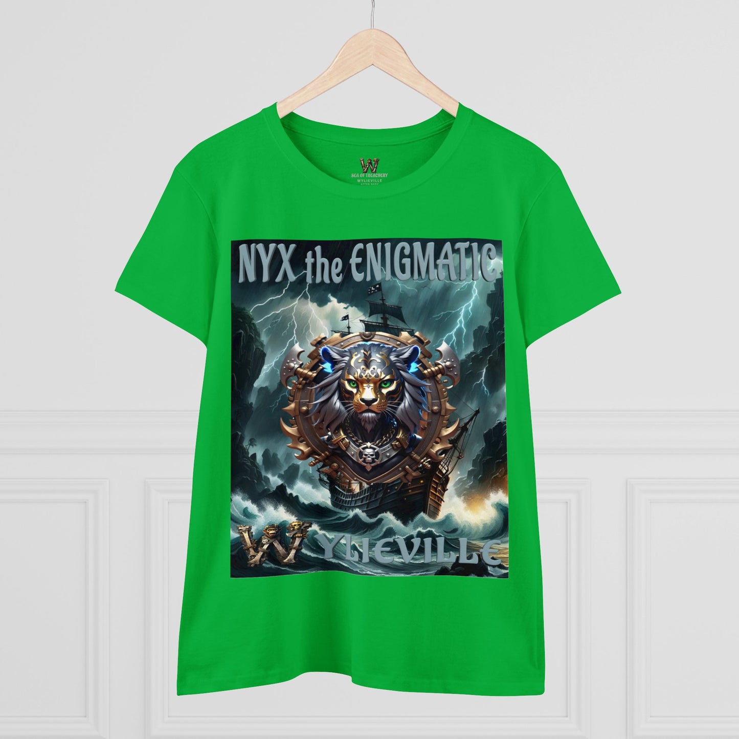 Wylieville After Dark: Nyx the Enigmatic Cove Midweight Cotton Tee