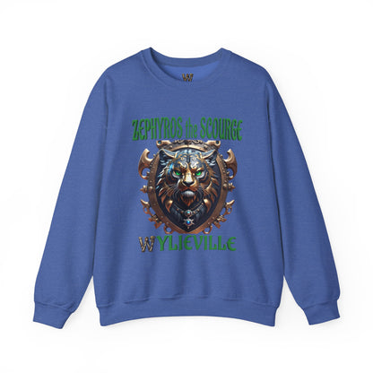 Wylieville After Dark: Sea of Treachery Zyphyros Heavy Blend Crewneck Sweatshirt