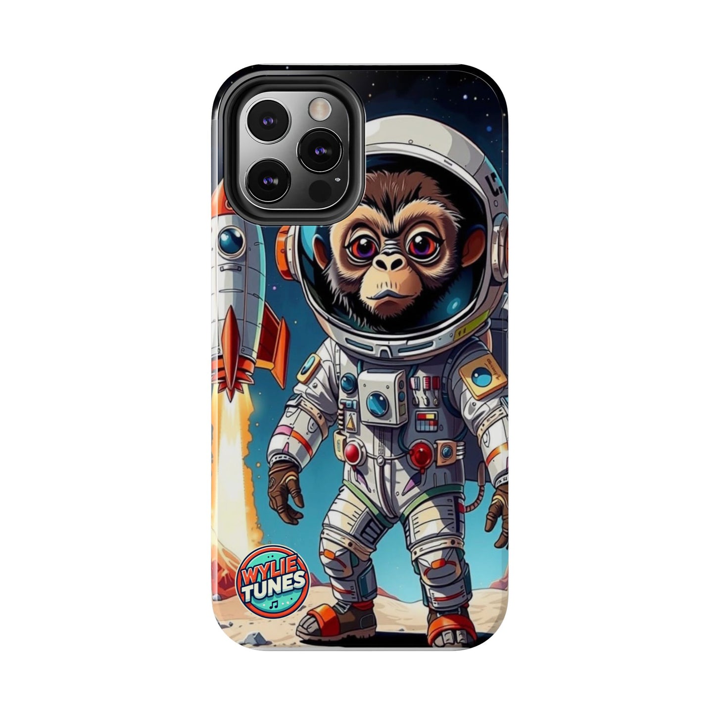 Wylie Tunes: Rocket Illustration Tough iPhone 12 Pro Case