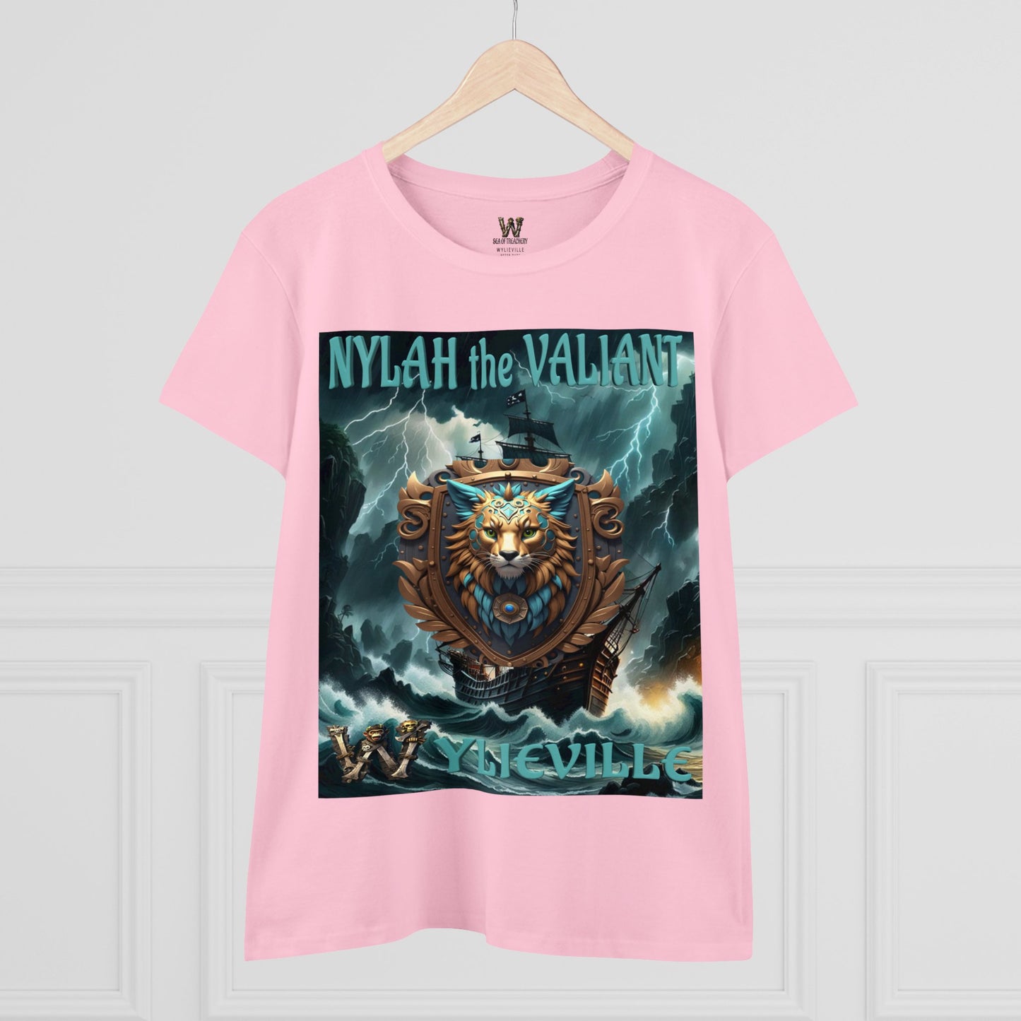 Wylieville After Dark: Nylah the Valiant Cove Midweight Cotton Tee