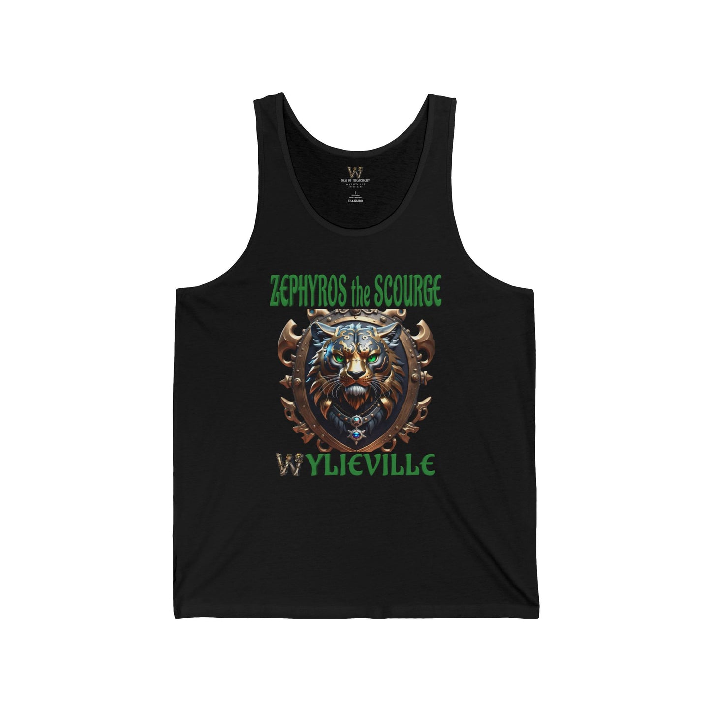 Wylieville After Dark: Sea of Treachery Zephyros Unisex Jersey Tank