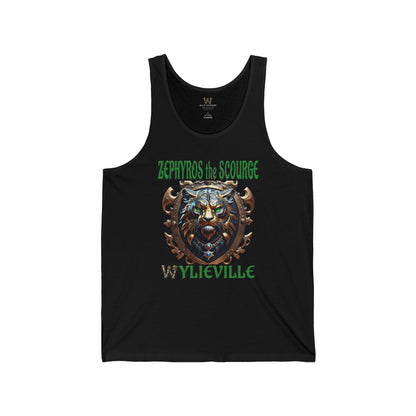 Wylieville After Dark: Sea of Treachery Zephyros Unisex Jersey Tank