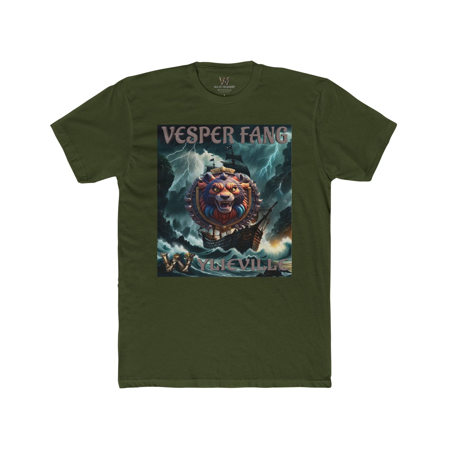 Wylieville After Dark: Vesper Fang Cove Cotton Crew Tee