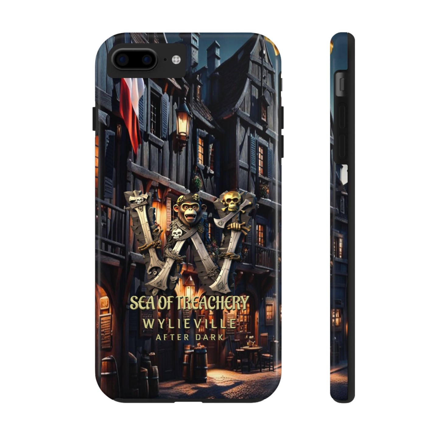 Wylieville After Dark: Sea of Treachery Tough iPhone 7 Plus, iPhone 8 Plus Case