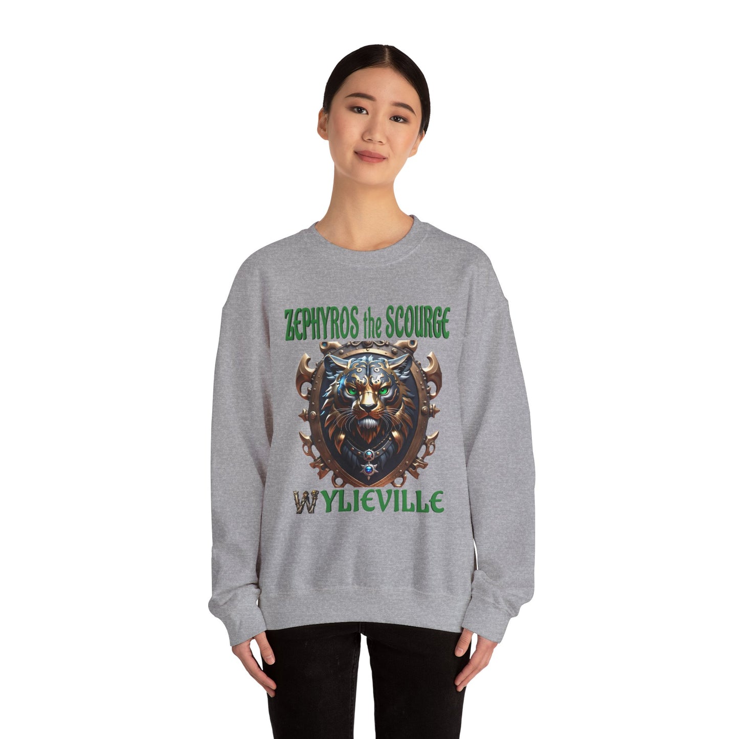 Wylieville After Dark: Sea of Treachery Zyphyros Heavy Blend Crewneck Sweatshirt