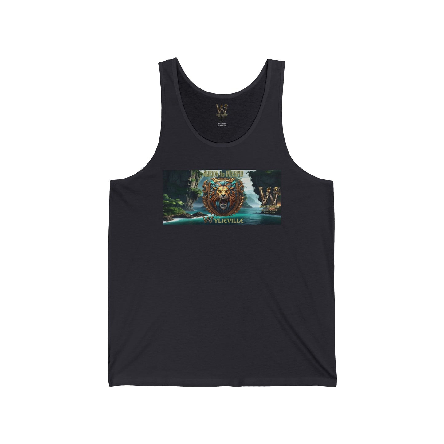 Wylieville After Dark: Aurion Day Cove Unisex Jersey Tank