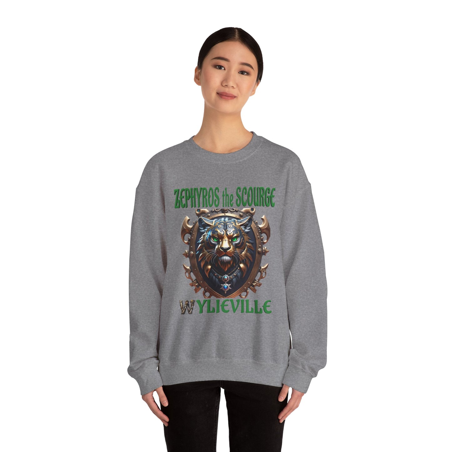 Wylieville After Dark: Sea of Treachery Zyphyros Heavy Blend Crewneck Sweatshirt