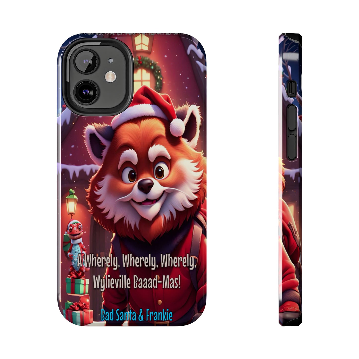 Wylieville: Bad Santa - Baaad - Mas! Tough iPhone 12 Mini Case