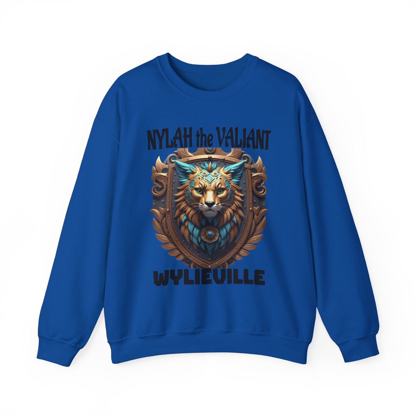 Wylieville After Dark: Nylah the Valiant  Heavy Blend Crewneck Sweatshirt