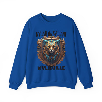 Wylieville After Dark: Nylah the Valiant  Heavy Blend Crewneck Sweatshirt