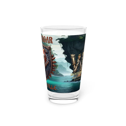 Wylieville After Dark: Benga O'Roar Pint Glass, 16oz