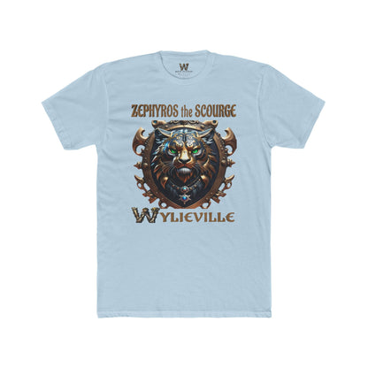 Wylieville After Dark: Zephyros the Scourge Unisex Cotton Crew Tee