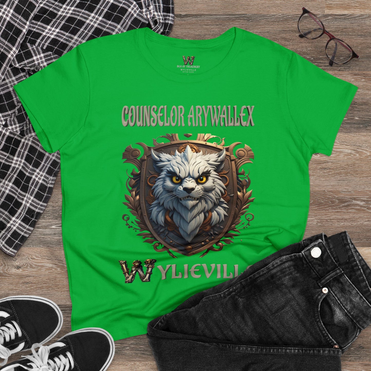 Wylieville After Dark: Counselor Arywallex Midweight Cotton Tee