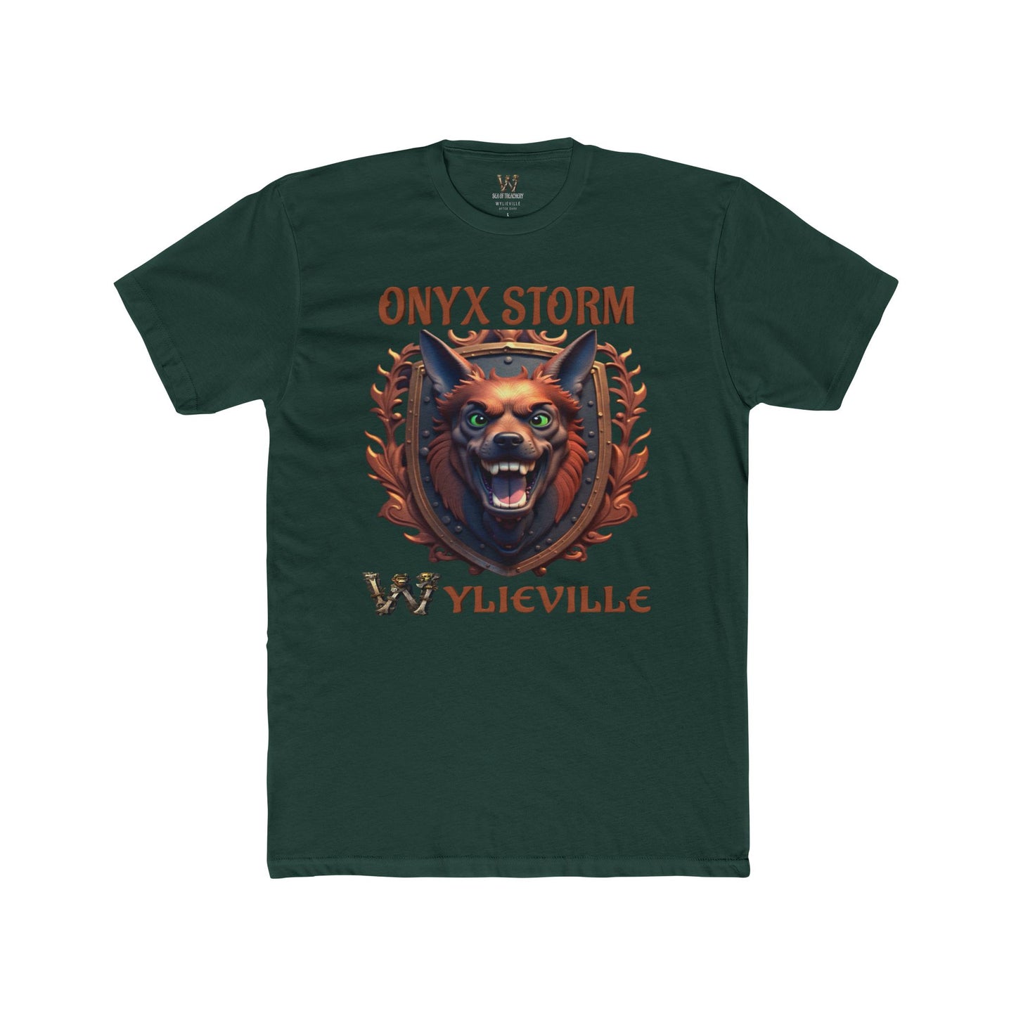 Wylieville After Dark: Onyx Storm Unisex Cotton Crew Tee