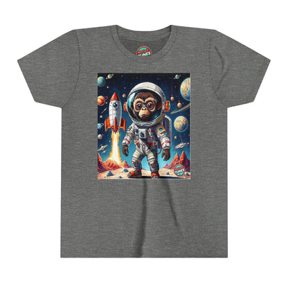 Wylie Tunes: Rocket Illustration Youth Short Sleeve Tee