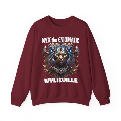 Wylieville After Dark: Nyx the Enigmatic Heavy Blend Crewneck Sweatshirt