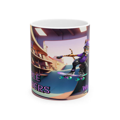 Wylieville: Roxy & The Riddle Readers Ceramic Mug, (11oz)