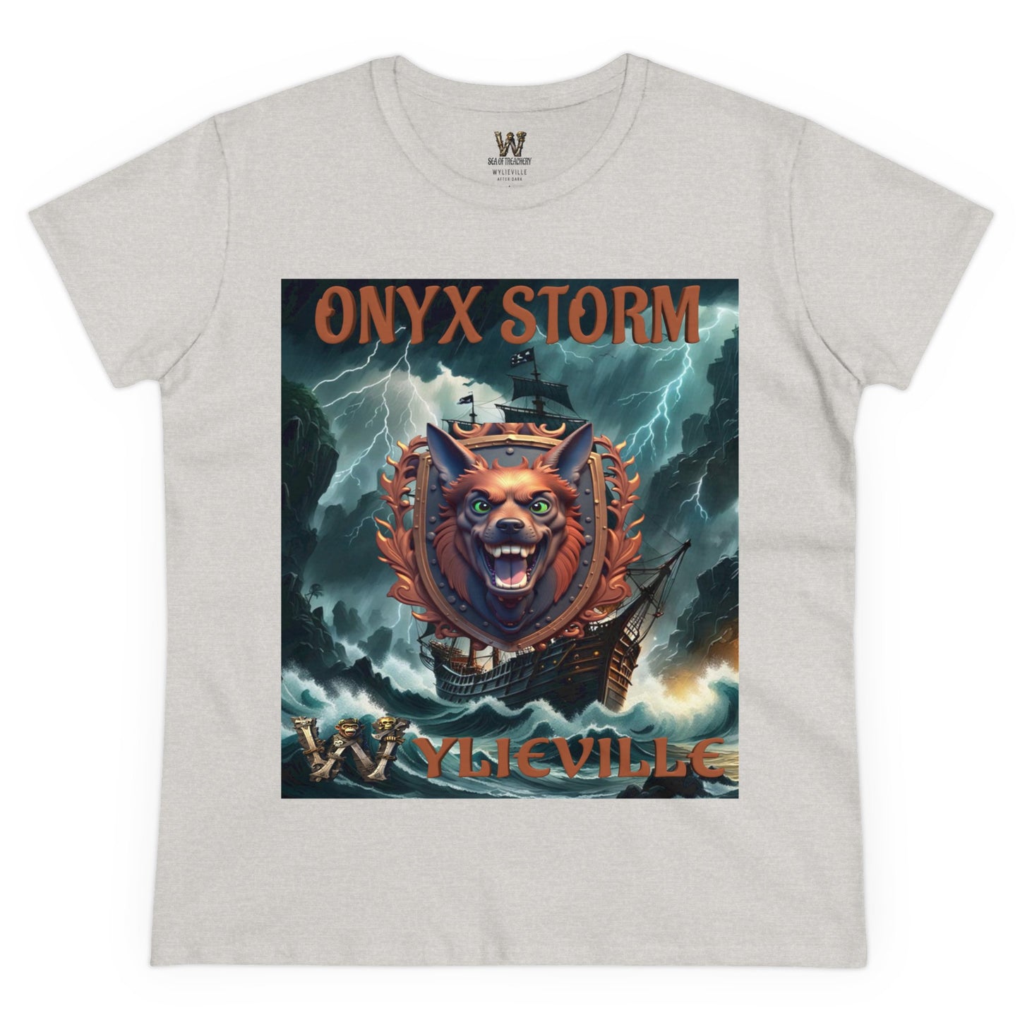 Wylieville After Dark: Onyx Storm Cove Midweight Cotton Tee