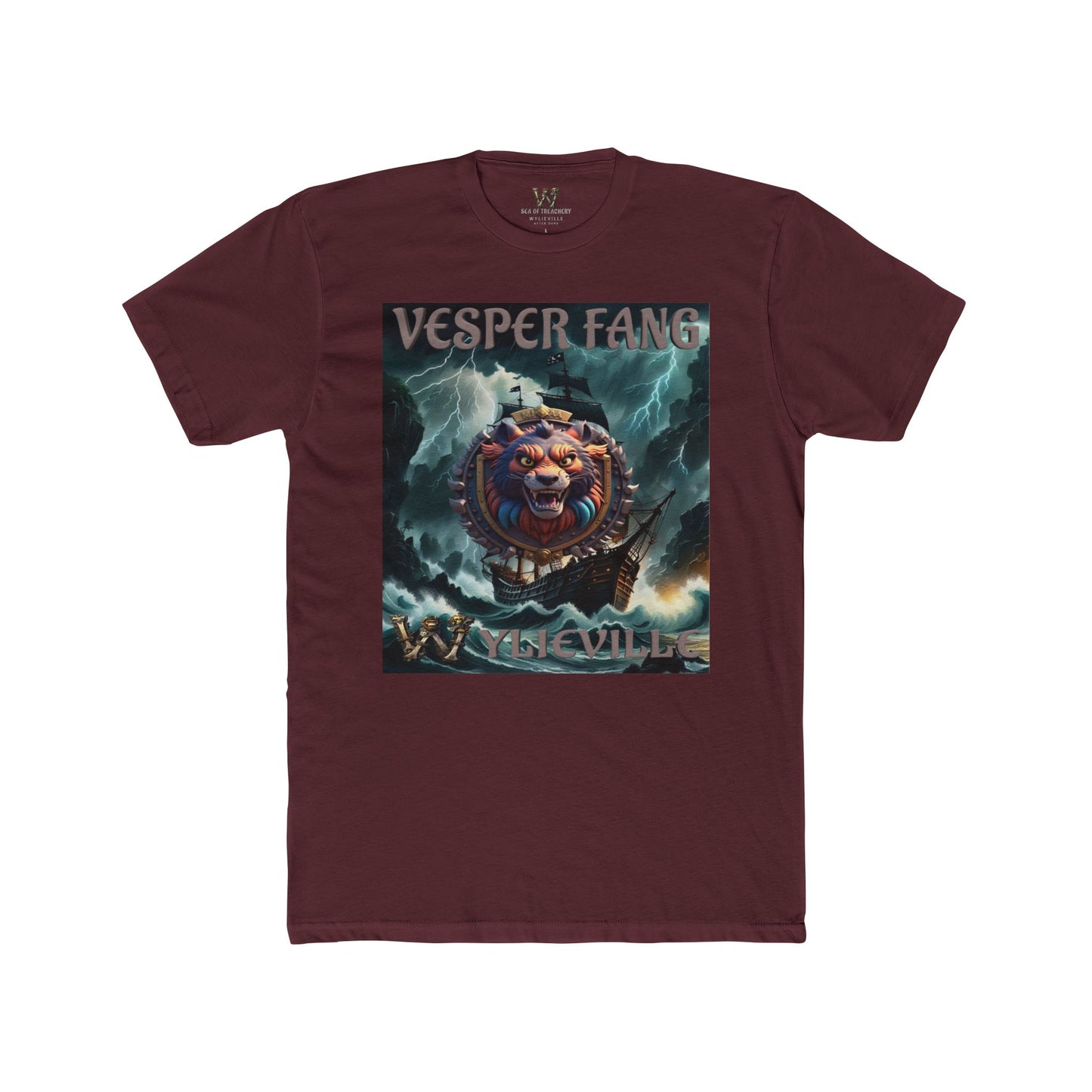 Wylieville After Dark: Vesper Fang Cove Cotton Crew Tee