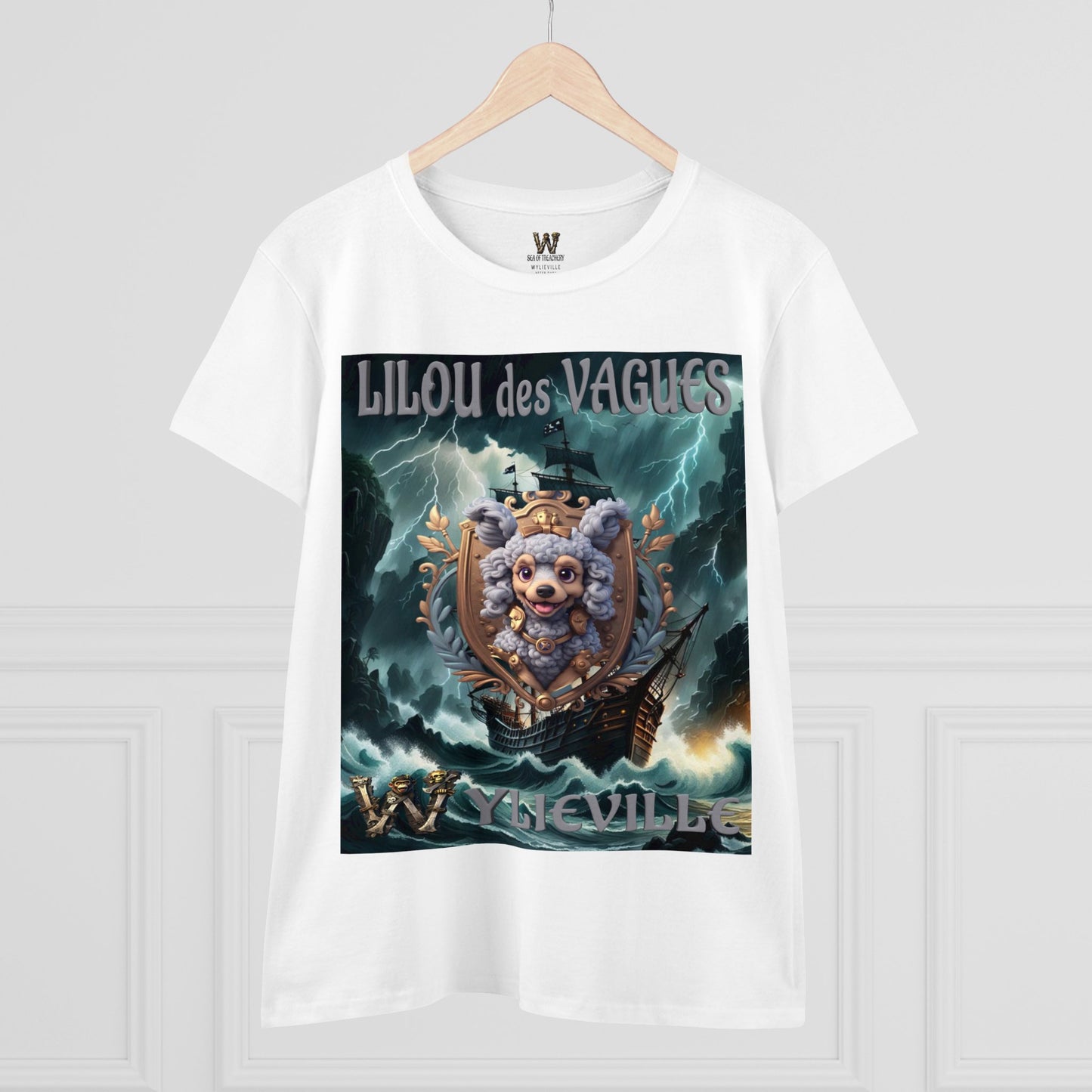 Wylieville After Dark: Lilou des Vagues Cove Midweight Cotton Tee