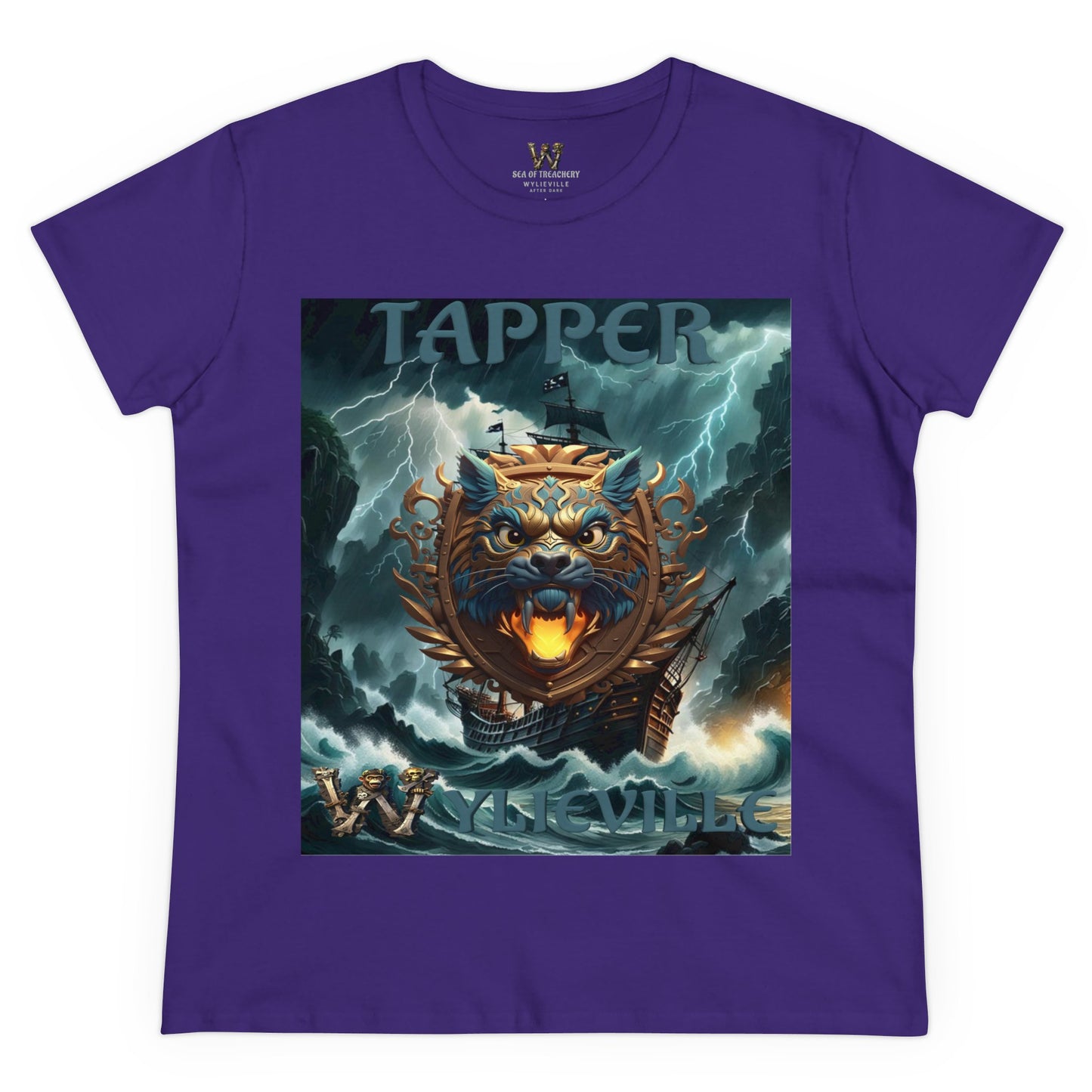 Wylieville After Dark: Tapper Cove Midweight Cotton Tee