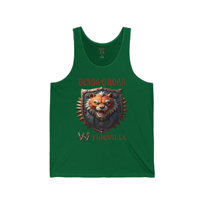 Wylieville After Dark: Benga O'Roar Unisex Jersey Tank