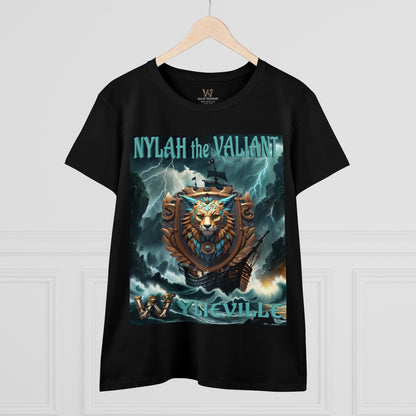 Wylieville After Dark: Nylah the Valiant Cove Midweight Cotton Tee