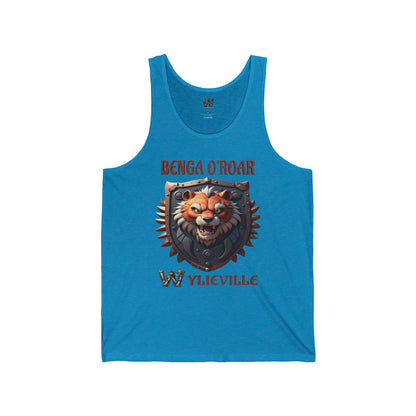 Wylieville After Dark: Benga O'Roar Unisex Jersey Tank