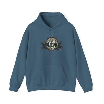 Wylieville After Dark: Unisex Heavy Hooded Sweatshirt