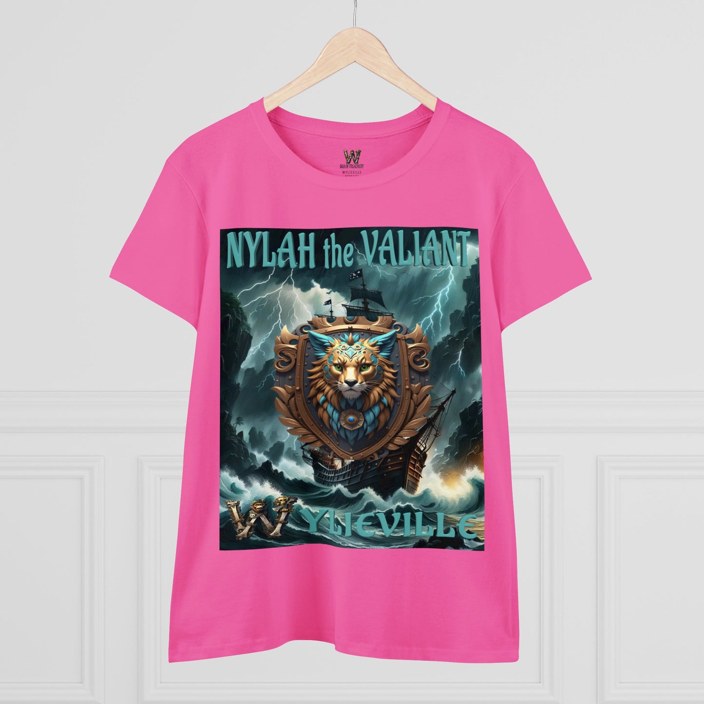 Wylieville After Dark: Nylah the Valiant Cove Midweight Cotton Tee