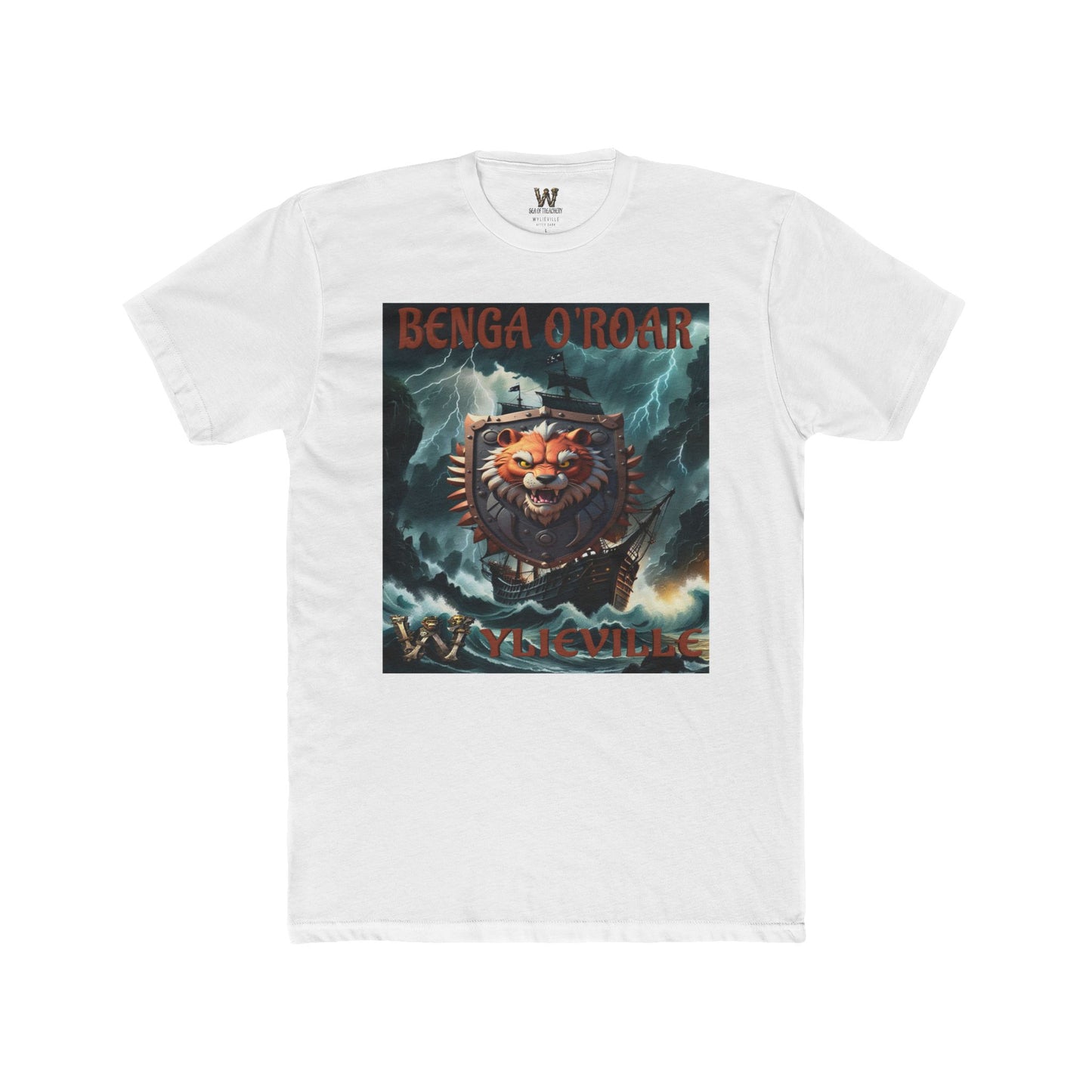 Wylieville After Dark: Benga O'Roar Cove Cotton Crew Tee