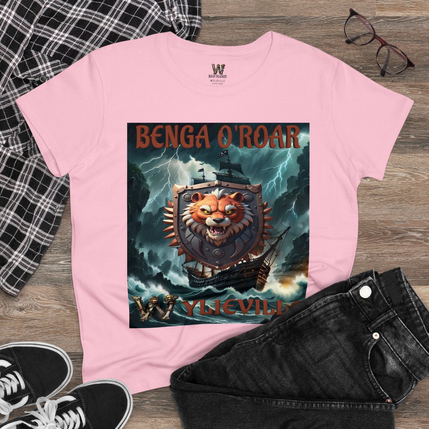 Wylieville After Dark: Benga O'Roar Cove Midweight Cotton Tee