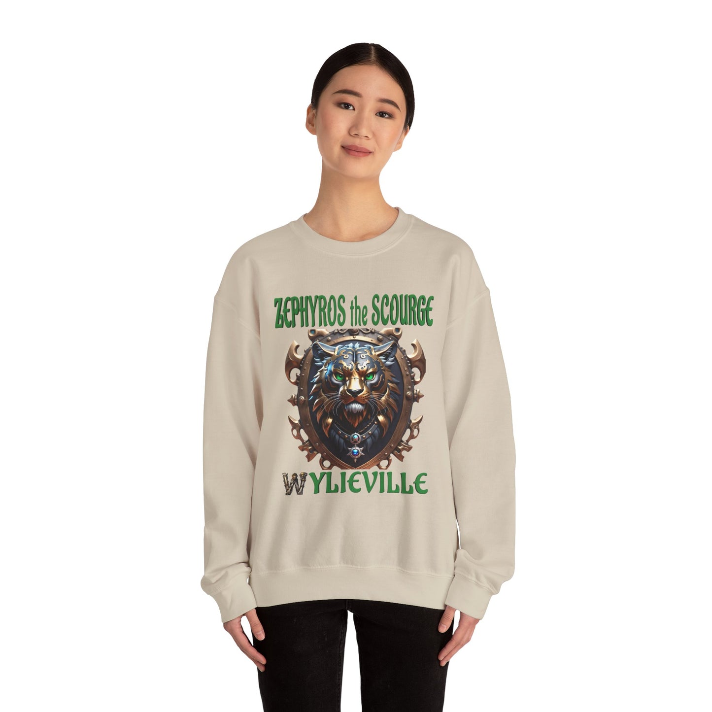 Wylieville After Dark: Sea of Treachery Zyphyros Heavy Blend Crewneck Sweatshirt