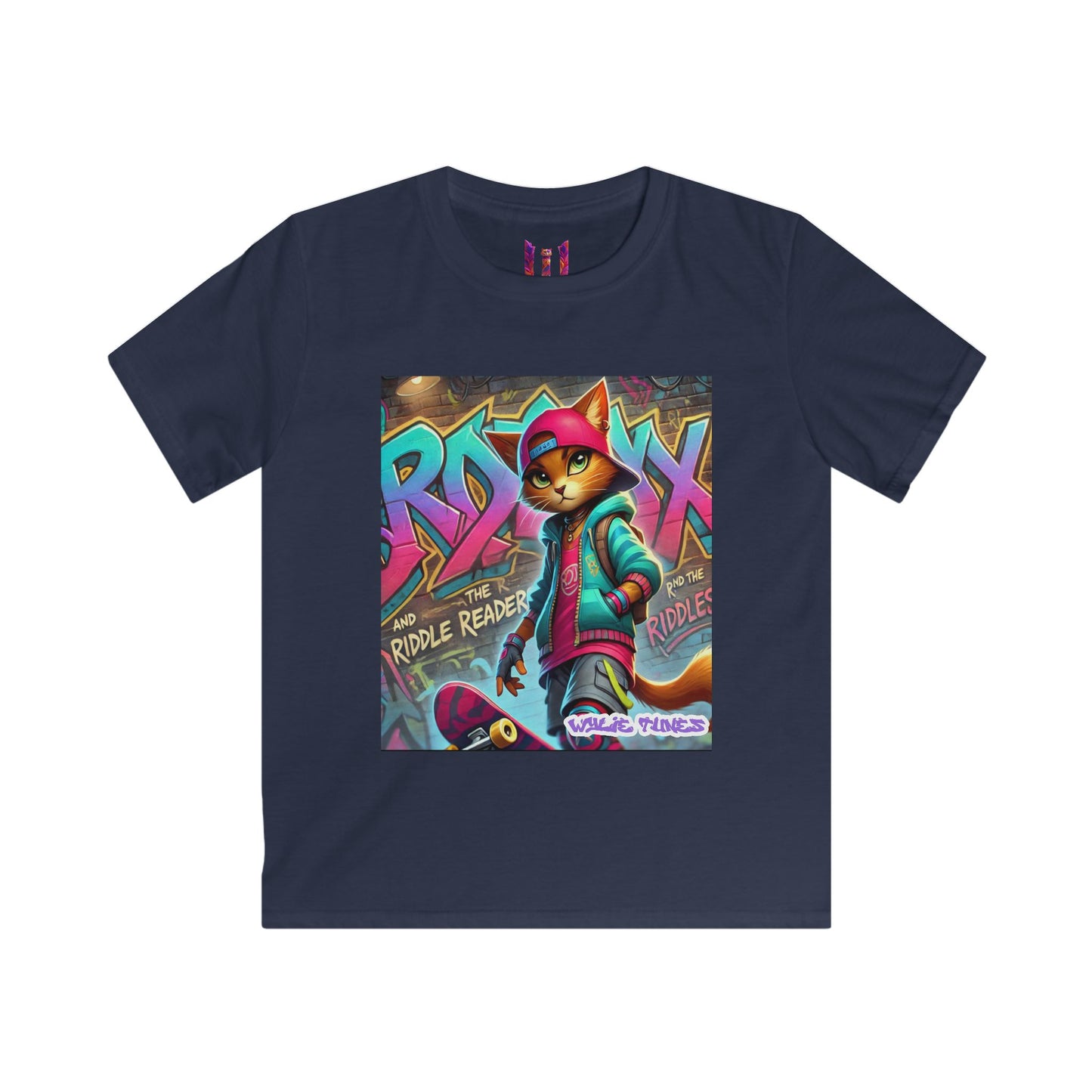 Wylie Tunes: Roxy's Riddles Graffik Youth Softstyle Tee