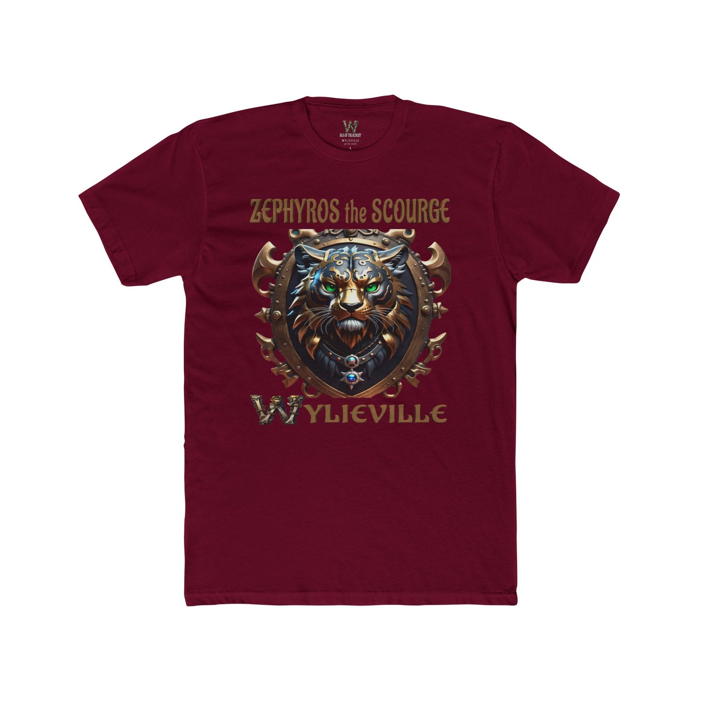 Wylieville After Dark: Zephyros the Scourge Unisex Cotton Crew Tee