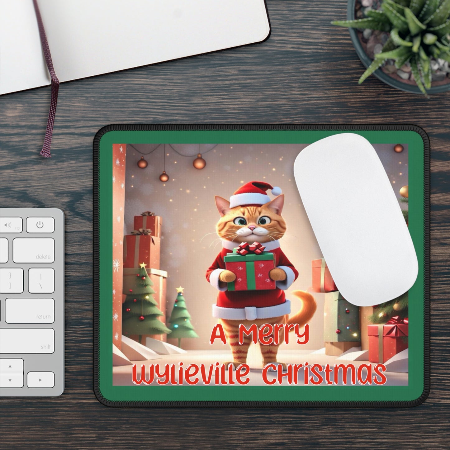 Wylieville: A Merry Wylieville Christmas 2 Gaming Mouse Pad