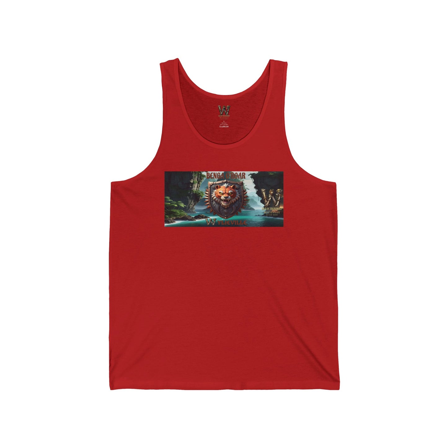 Wylieville After Dark: Benga O'Roar Day Cove Unisex Jersey Tank