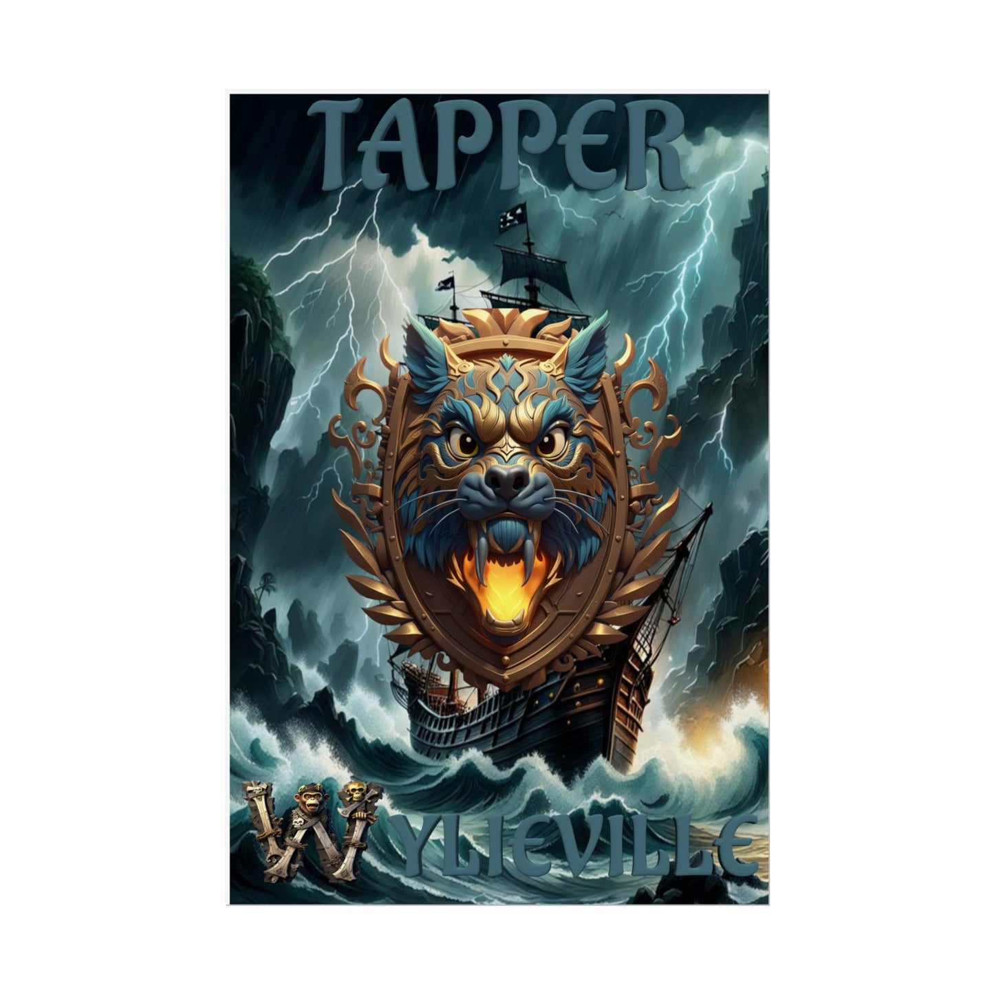 Wylieville After Dark: Sea of Treachery Tapper’s Rolled Posters