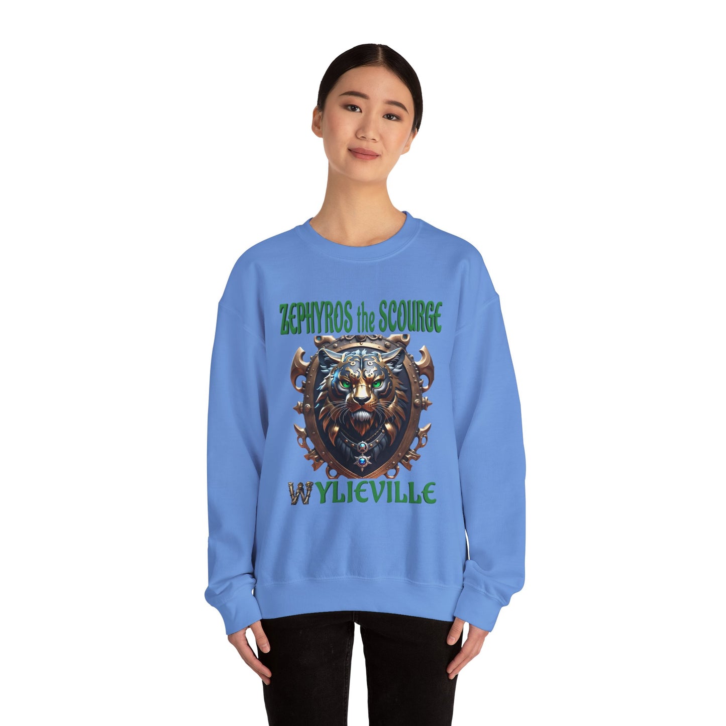 Wylieville After Dark: Sea of Treachery Zyphyros Heavy Blend Crewneck Sweatshirt