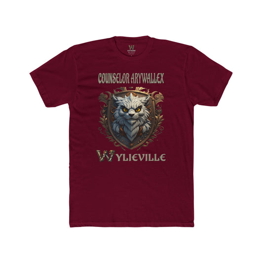 Wylieville After Dark: Counselor Arywallex Unisex Cotton Crew Tee