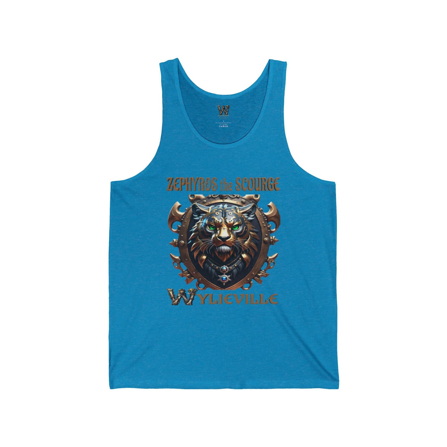 Wylieville After Dark: Zephyros the Scourge Unisex Jersey Tank