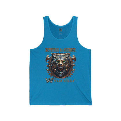 Wylieville After Dark: Zephyros the Scourge Unisex Jersey Tank