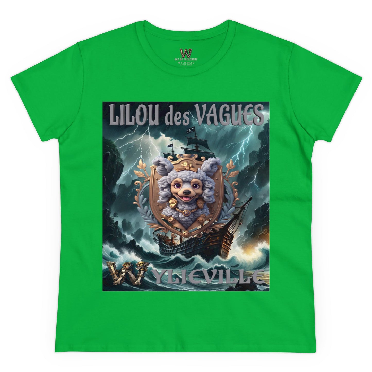 Wylieville After Dark: Lilou des Vagues Cove Midweight Cotton Tee