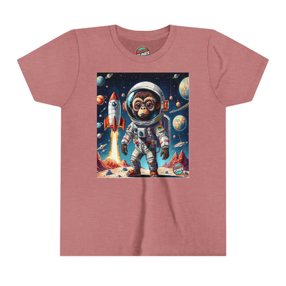 Wylie Tunes: Rocket Illustration Youth Short Sleeve Tee